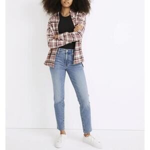 Madewell The High-Rise Perfect Vintage Light Wash Denim Jean  - Size - 30